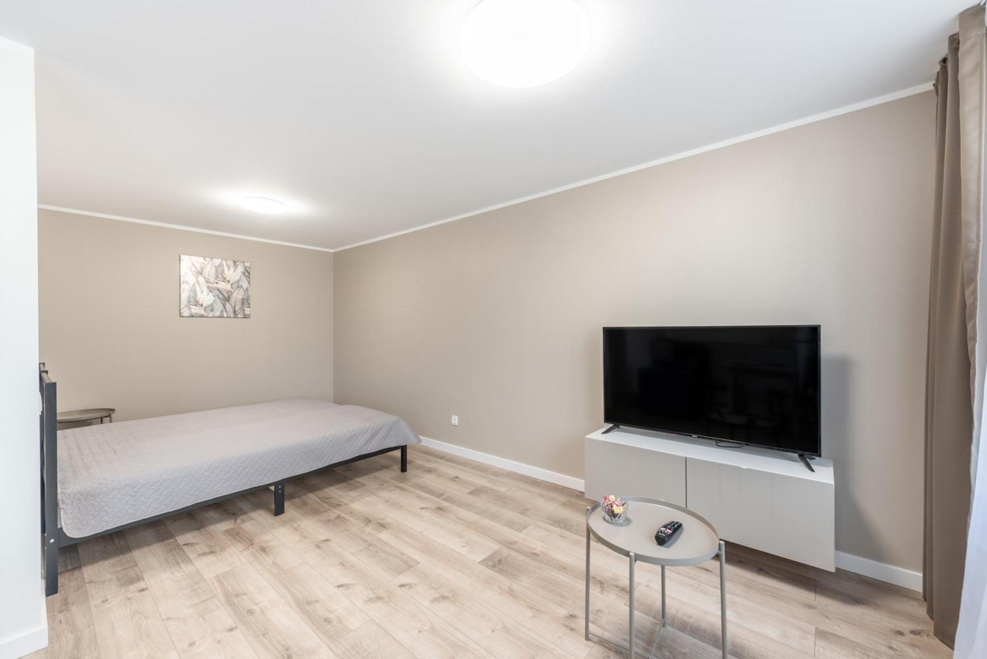 Stiklo Apartamentai Radviliskis Bagian luar foto