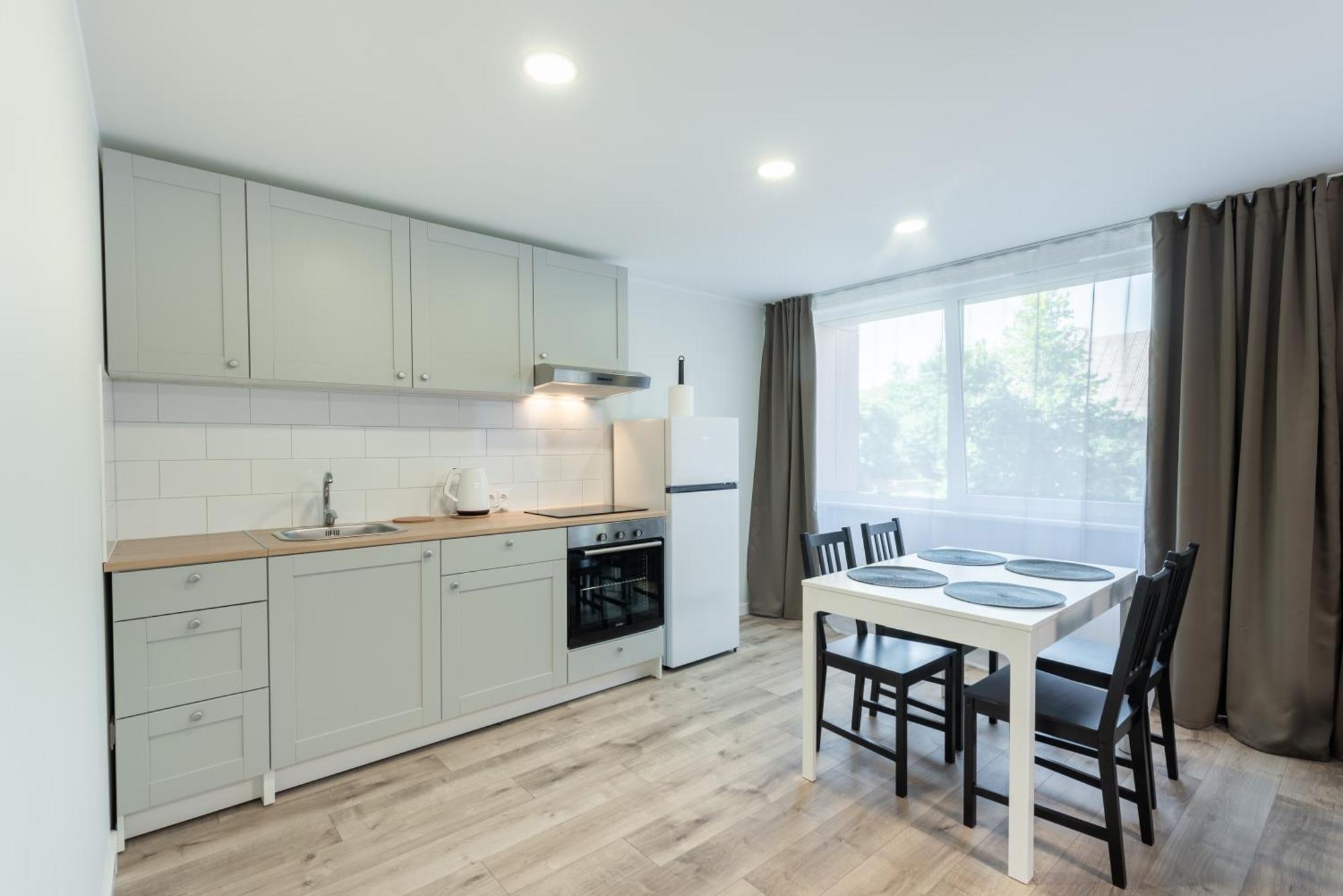 Stiklo Apartamentai Radviliskis Bagian luar foto