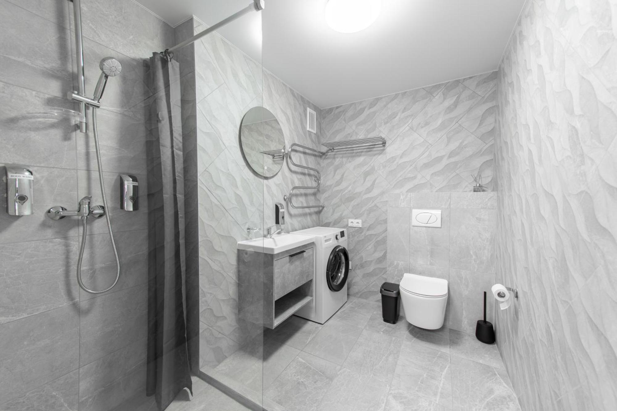 Stiklo Apartamentai Radviliskis Bagian luar foto