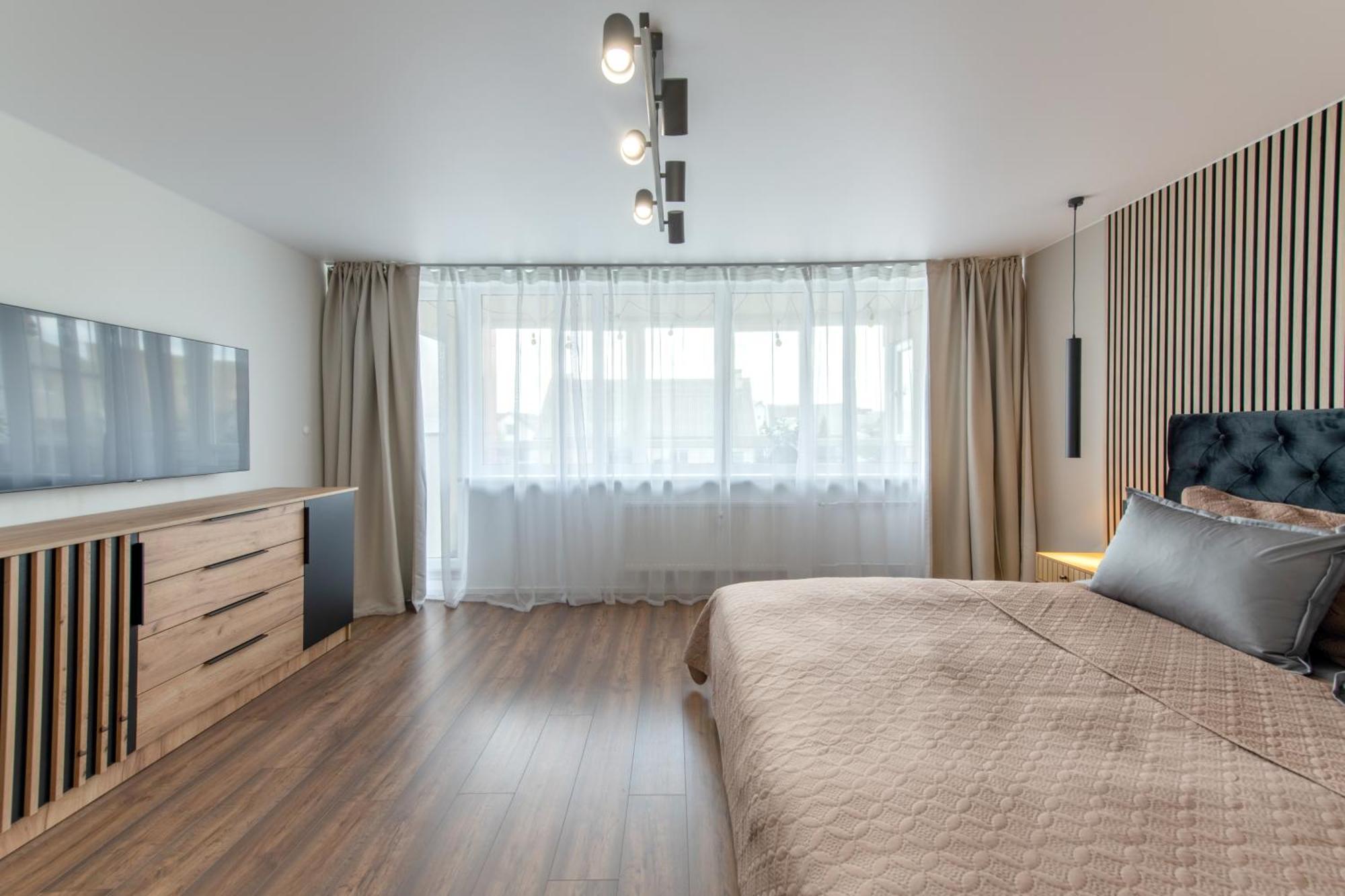 Stiklo Apartamentai Radviliskis Bagian luar foto