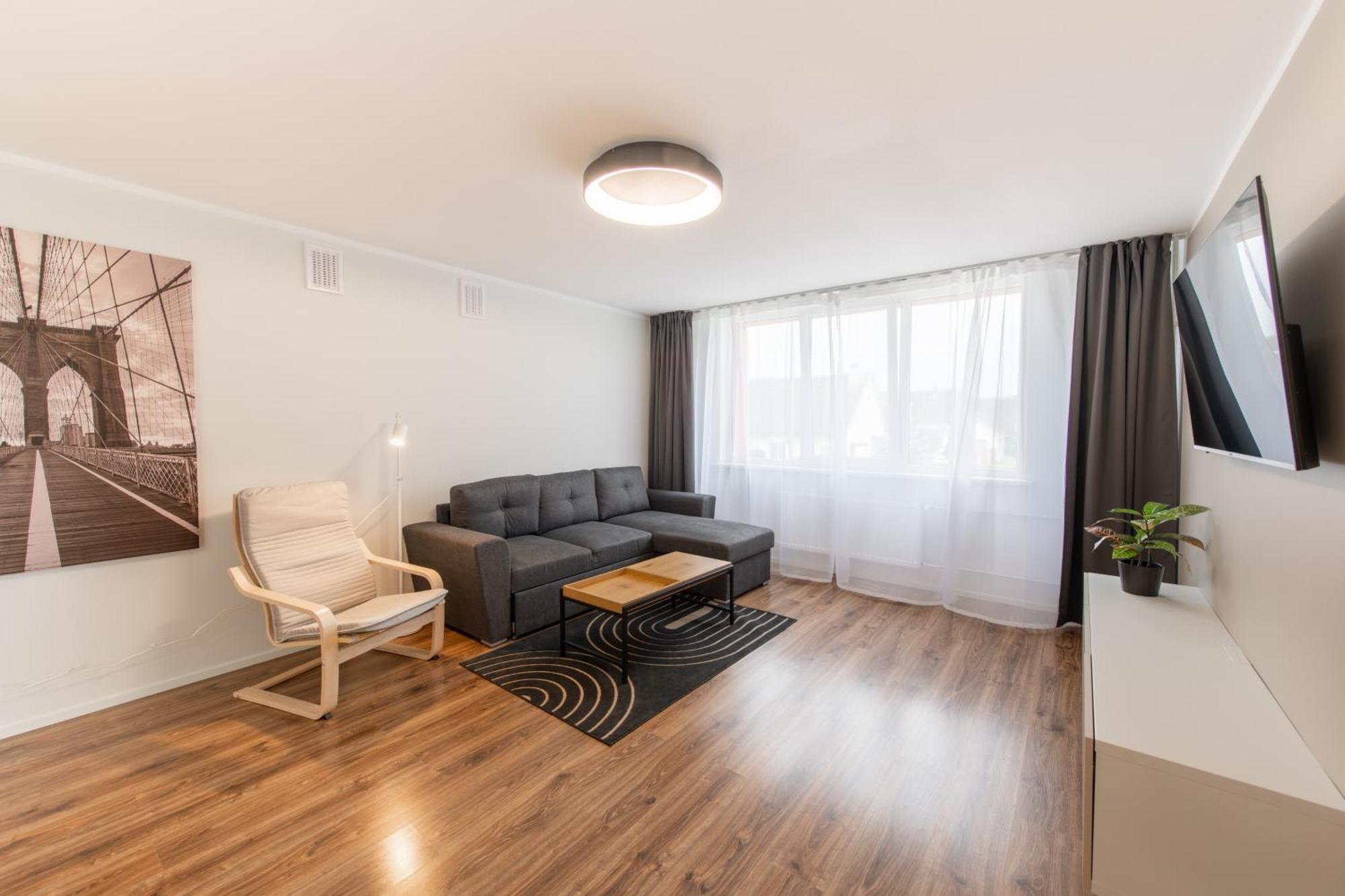 Stiklo Apartamentai Radviliskis Bagian luar foto