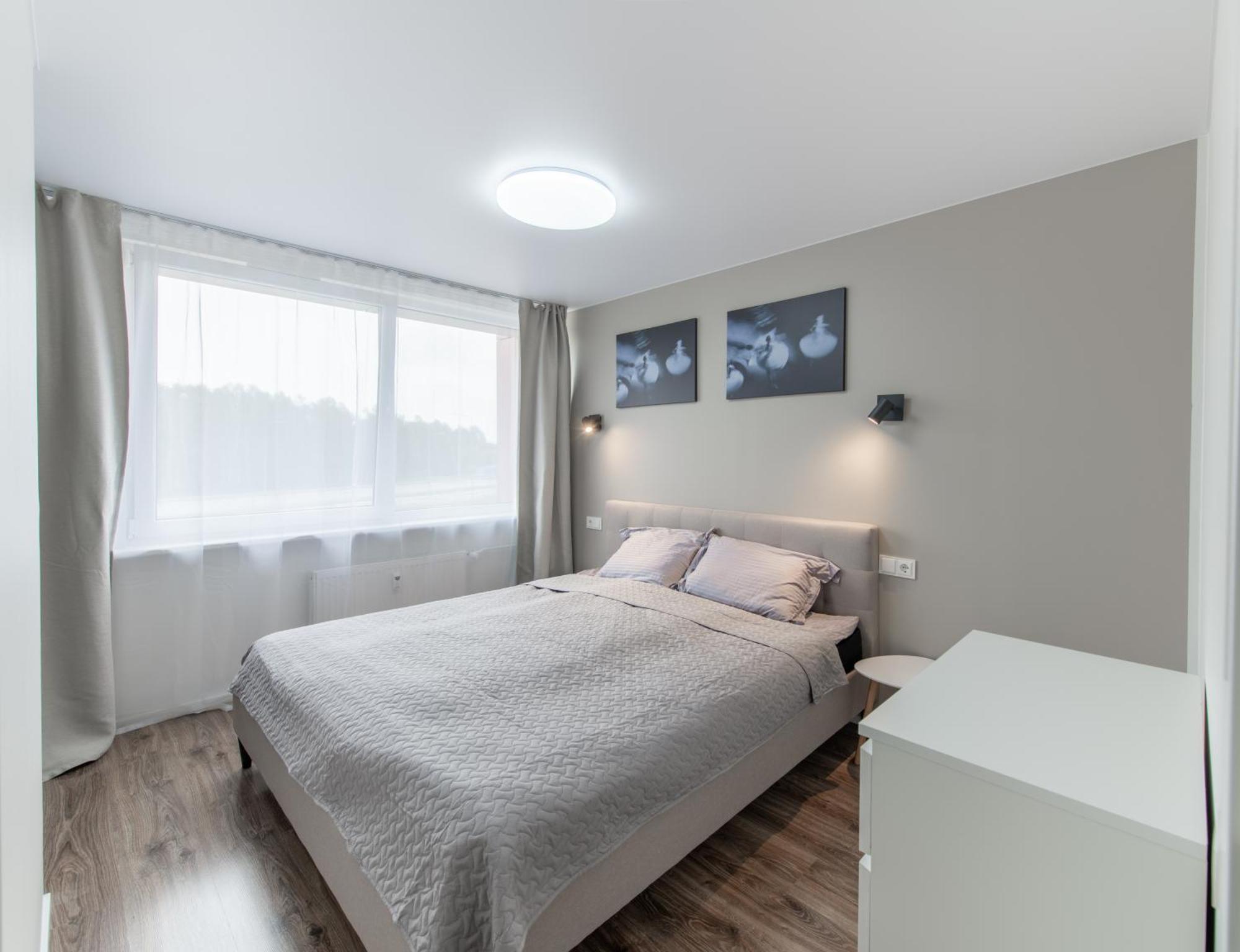 Stiklo Apartamentai Radviliskis Bagian luar foto